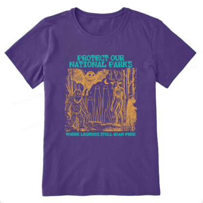 Pagewings Protect Our Parks Vintage Camping Unisex Classic T-shirt