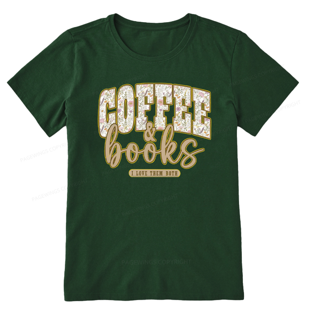 Pagewings Coffee And Books Unisex Classic T-shirt