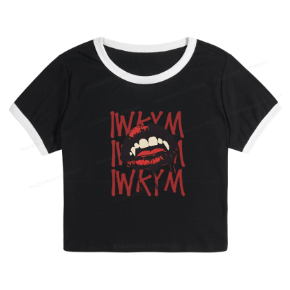 Pagewings Sci-Fi Novel Lover Baby Tee Cropped Ringer T-Shirt