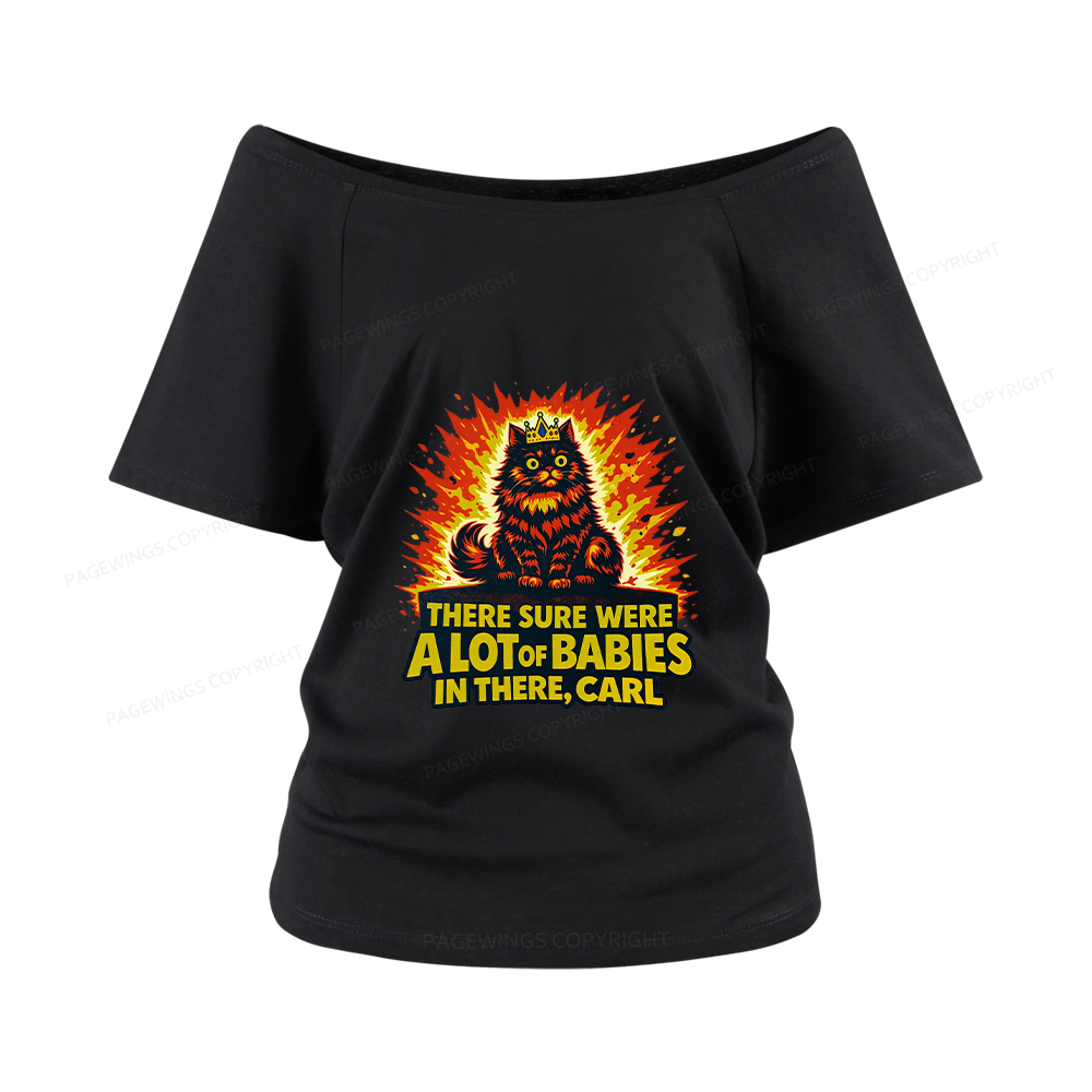 Pagewings A Lot Of Babies In There Women Off Shoulder T-shirts
