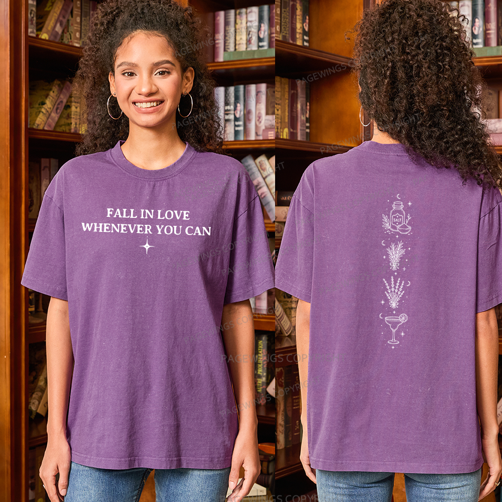 Pagewings Retro Halloween Unisex Washed T-shirt