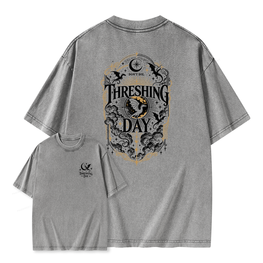 Pagewings Fantasy Book Lover Unisex Washed T-shirt