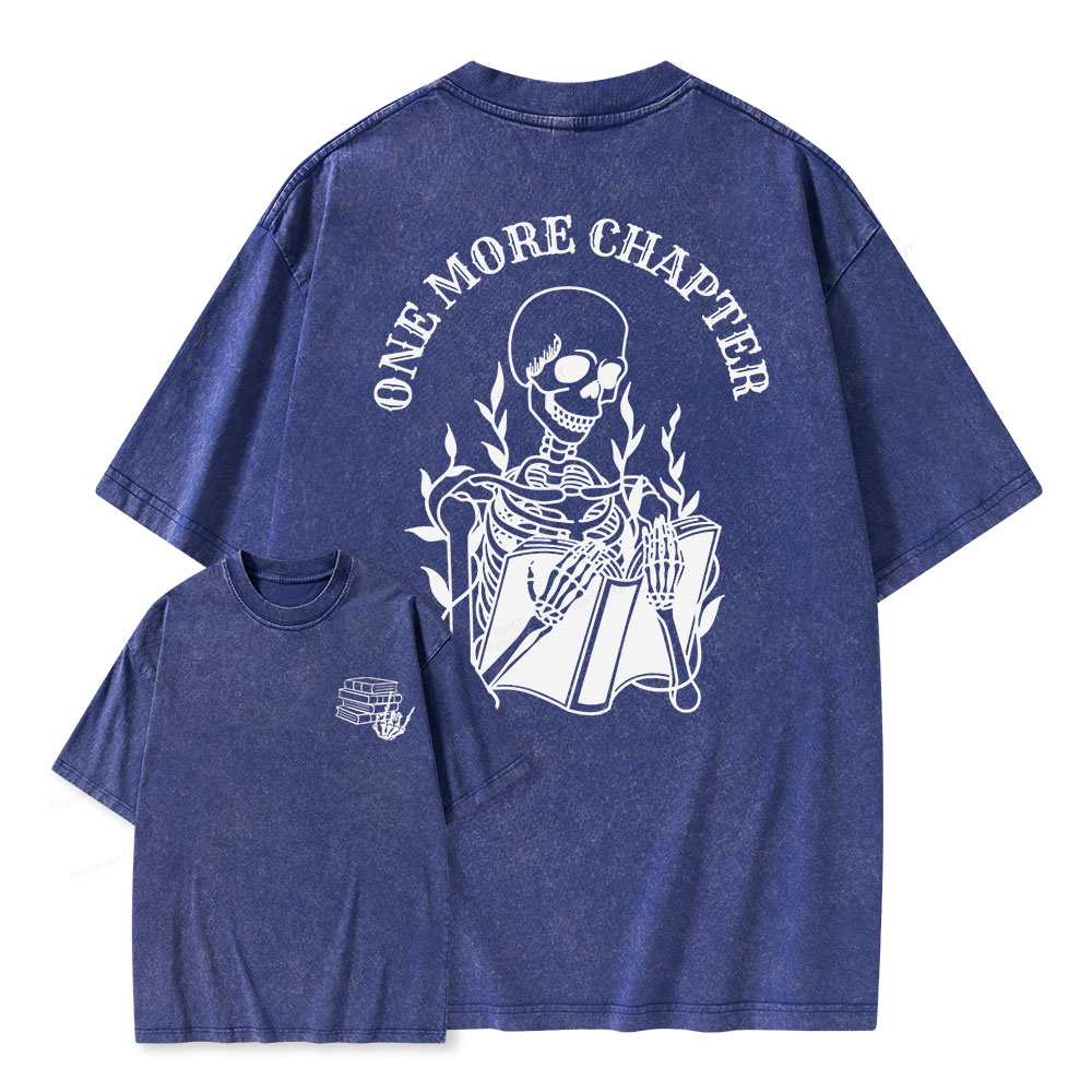 Pagewings One More Chapter Unisex Washed T-shirt