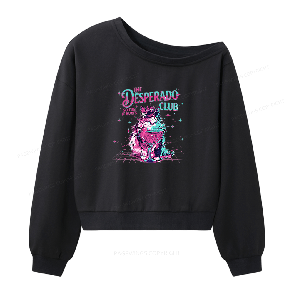 Pagewings Sci Fi Fan Women Off Shoulder Sweatshirt