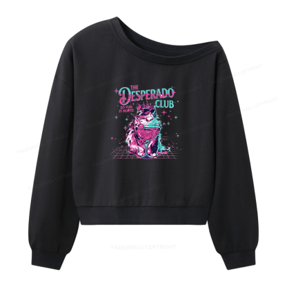 Pagewings Sci Fi Fan Women Off Shoulder Sweatshirt