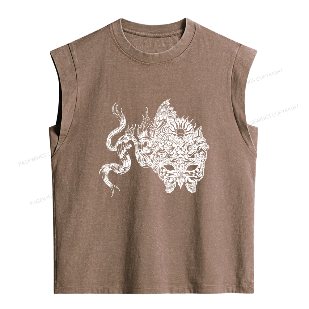 Pagewings Fantasy Bookish Women's Washed Tank Top