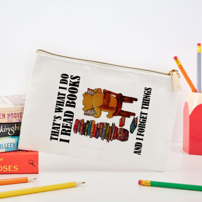 Pagewings That's What I Do I Read Books Pouch