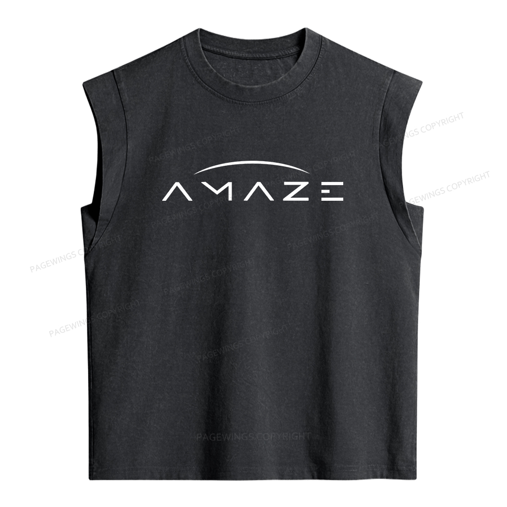 Pagewings Amaze Women's Washed Tank Top