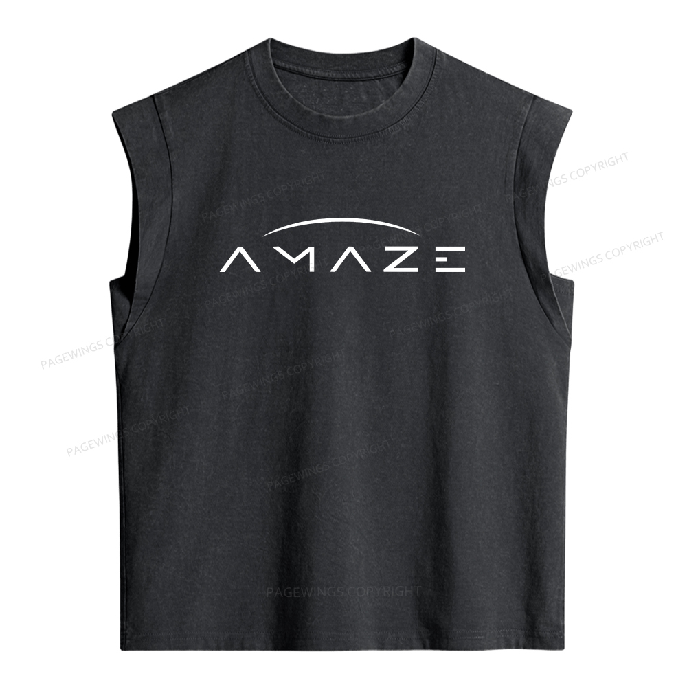Pagewings Amaze Women's Washed Tank Top