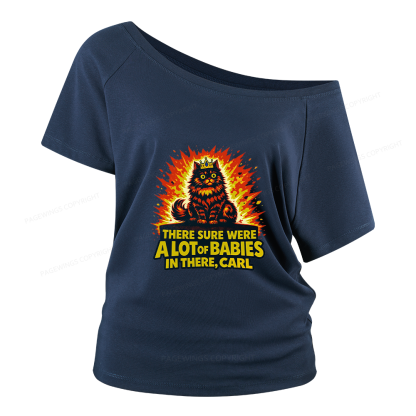 Pagewings A Lot Of Babies In There Women Off Shoulder T-shirts
