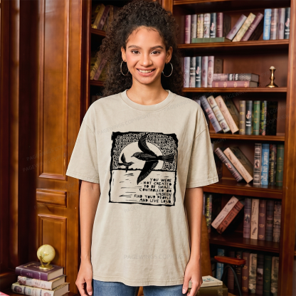 Pagewings I Support Are Public Libraries Unisex Washed T-shirt