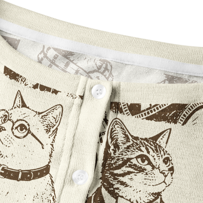Pagewings Book Lover Crew Neck Cardigan Sweaters