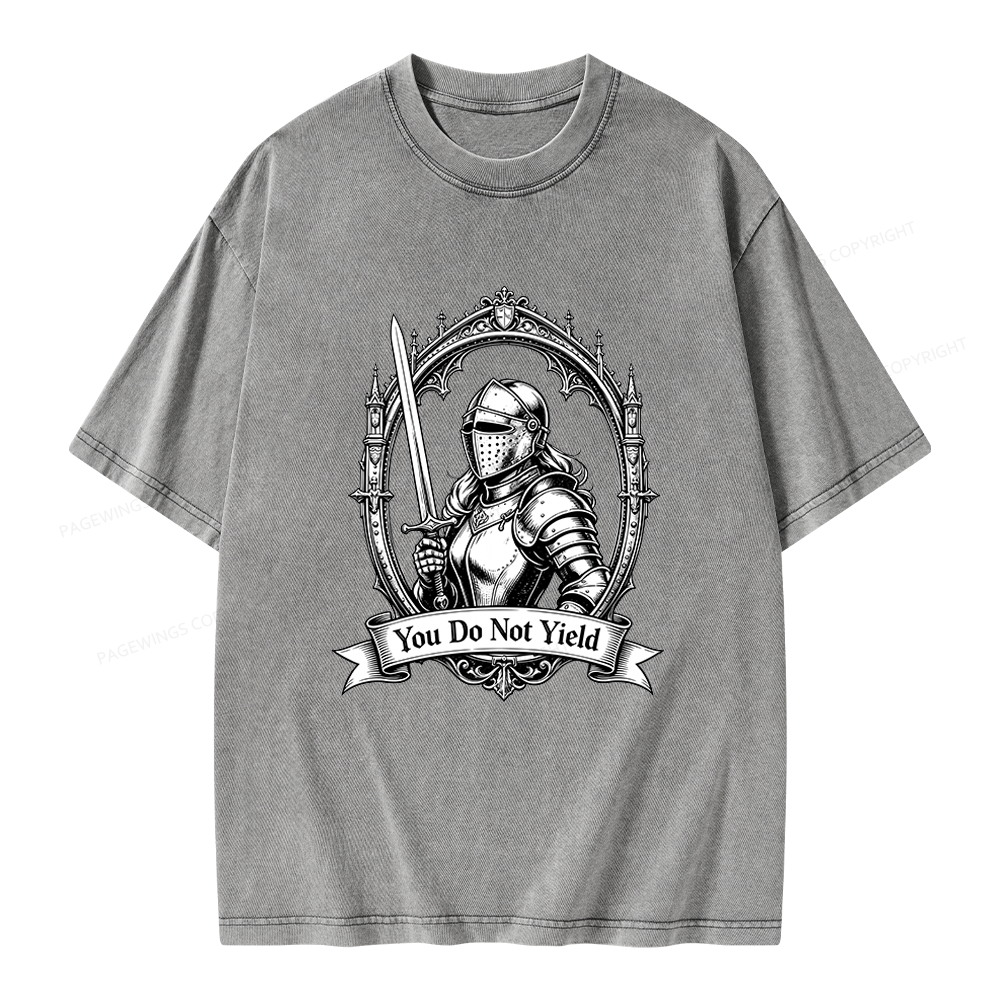 Pagewings Fantasy Book Lover Unisex Washed T-shirt
