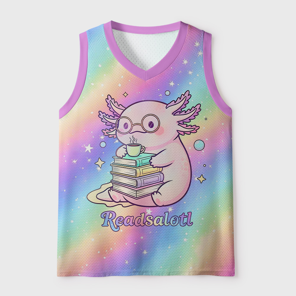 Pagewings Readsalotl Unisex Mesh Tank Top