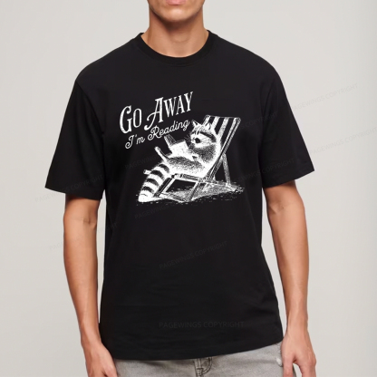 Pagewings Funny Raccoon Book Lover Tshirt Unisex Classic T-shirt