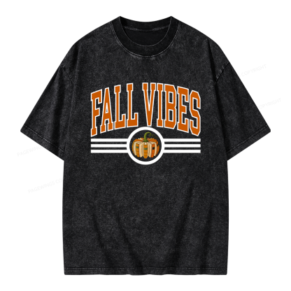 Pagewings Pumpkin Season Unisex Washed T-shirt