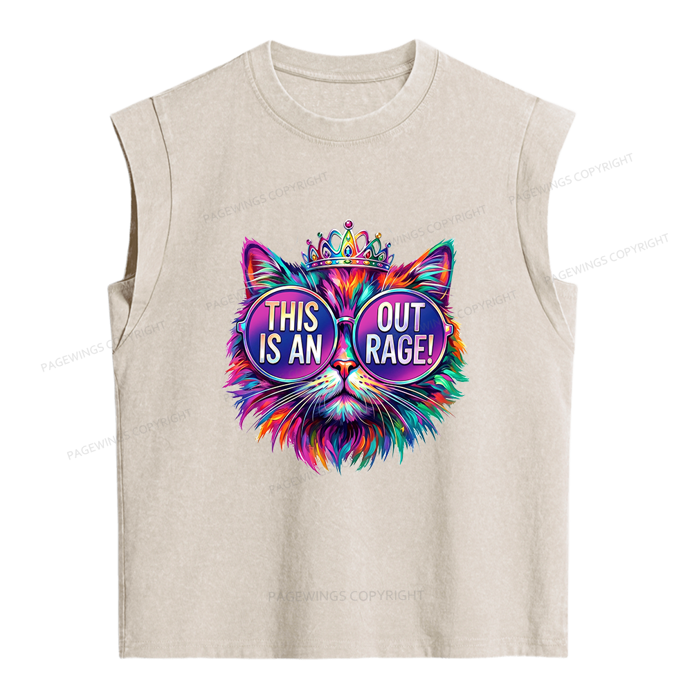 Pagewings Sci-Fi Book Lover Women's Washed Tank Top