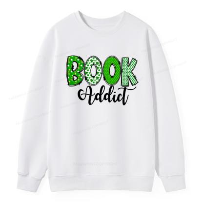 Pagewingsread t Patrick's Day Gift for bookworm,Book Lovers Unisex Classic Sweatshirt