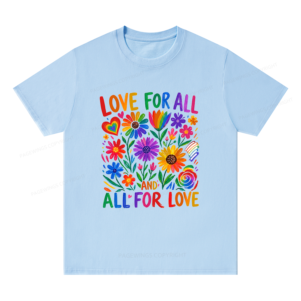 Pagewings Love For All Unisex Classic T-shirt