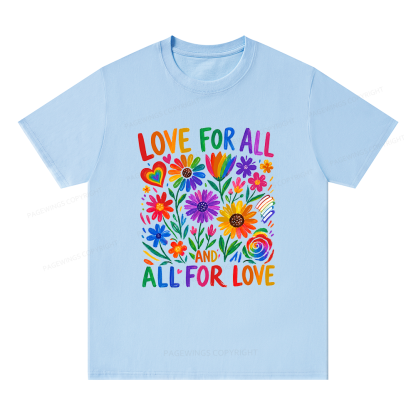 Pagewings Love For All Unisex Classic T-shirt