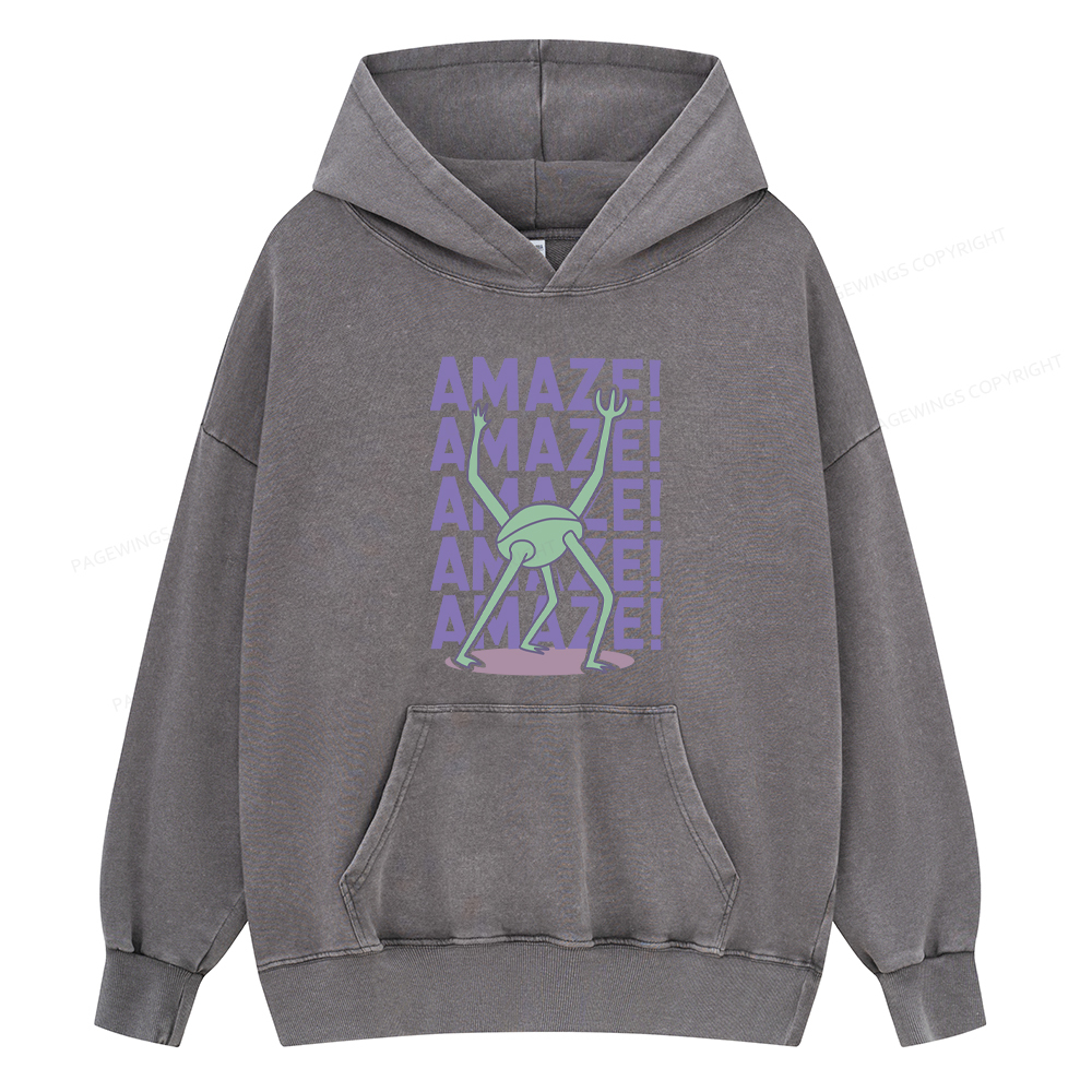 Pagewings Rocky Amaze Unisex Washed Hoodie