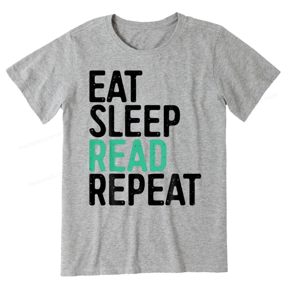 Pagewings Eat Sleep Read Repeat Unisex Classic T-shirt