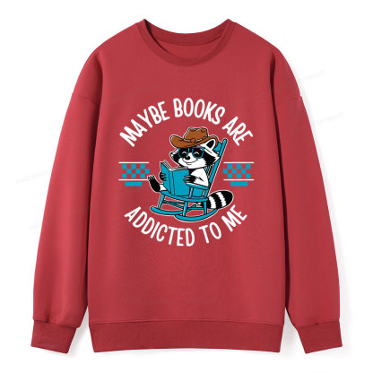 Pagewing Books Are Addicted To Me Unisex Classic Sweatshirt