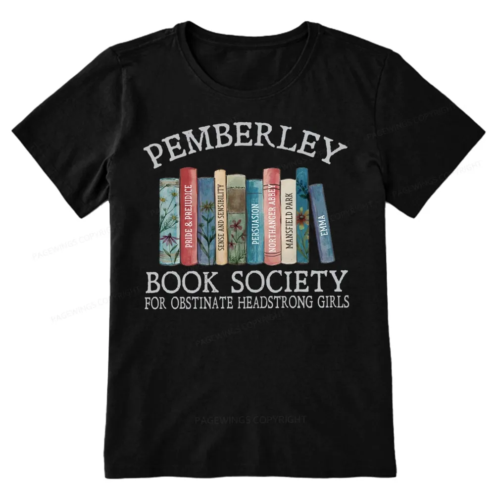 Pagewings Pemberley Book Society Unisex Classic T-shirt