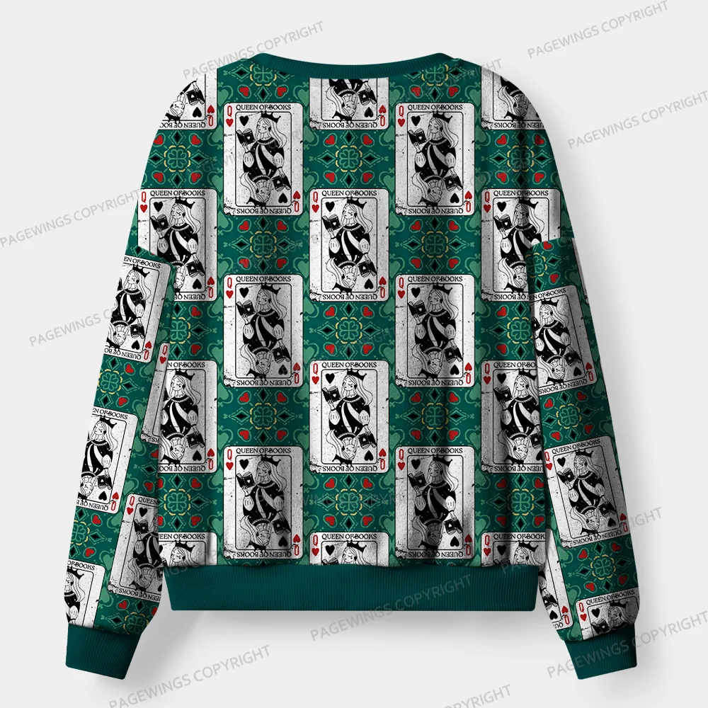 Pagewings Queen Of Books Unisex Flannel Pajama Set