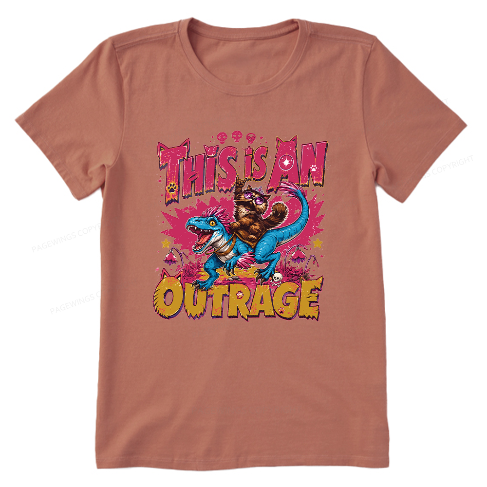 Pagewings Science Fiction Cat Unisex Classic T-shirt