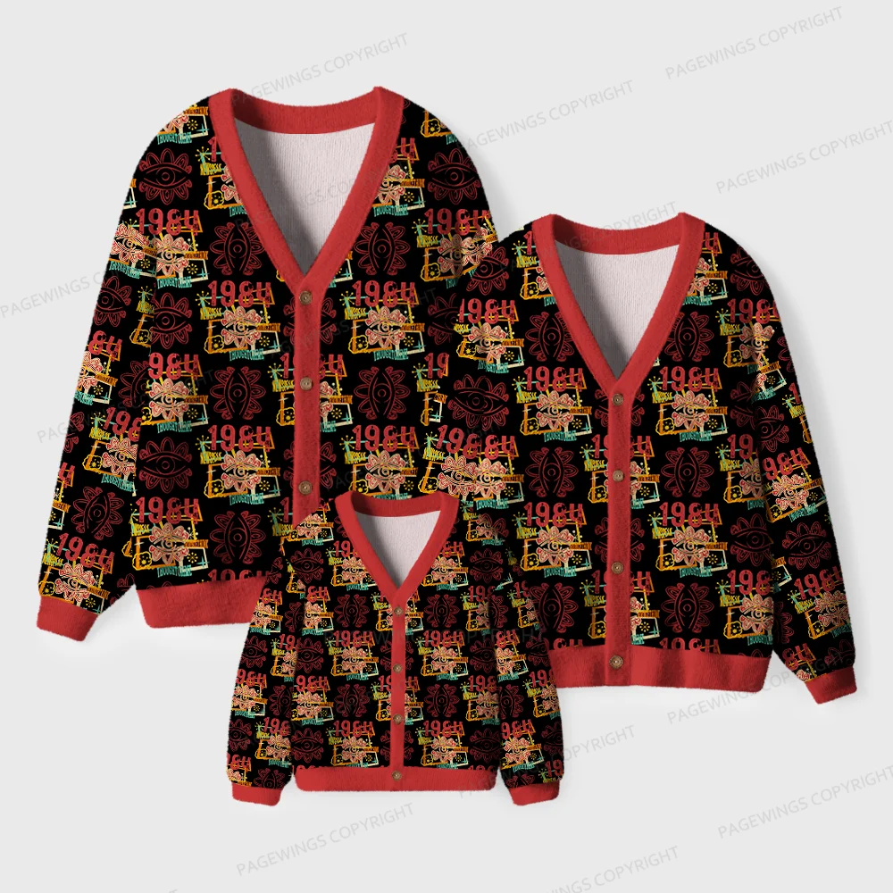 Pagewings Newspeak Unisex Ugly Cardigan Sweaters