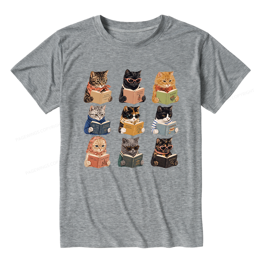Pagewings Fashion Book Lover Unisex Heather T-Shirt
