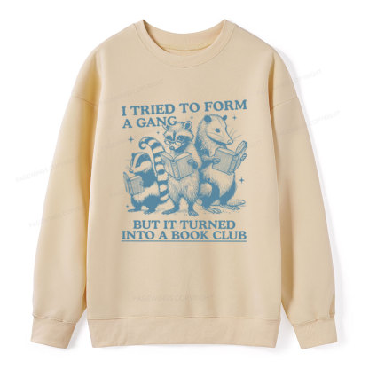 Pagewings A Gang Turn Into A Book Club Unisex Classic Sweatshirt