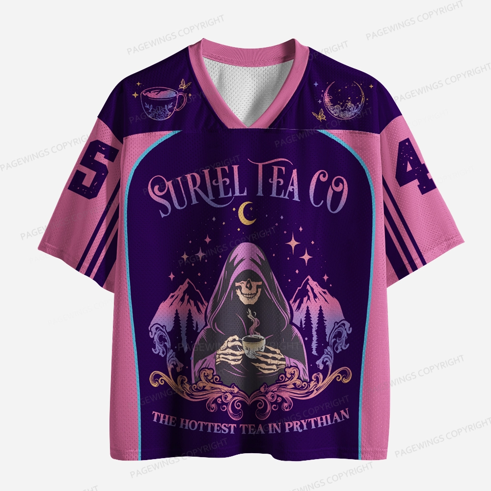 Pagewings  Suriel Tea Co  Unisex Mesh Jersey