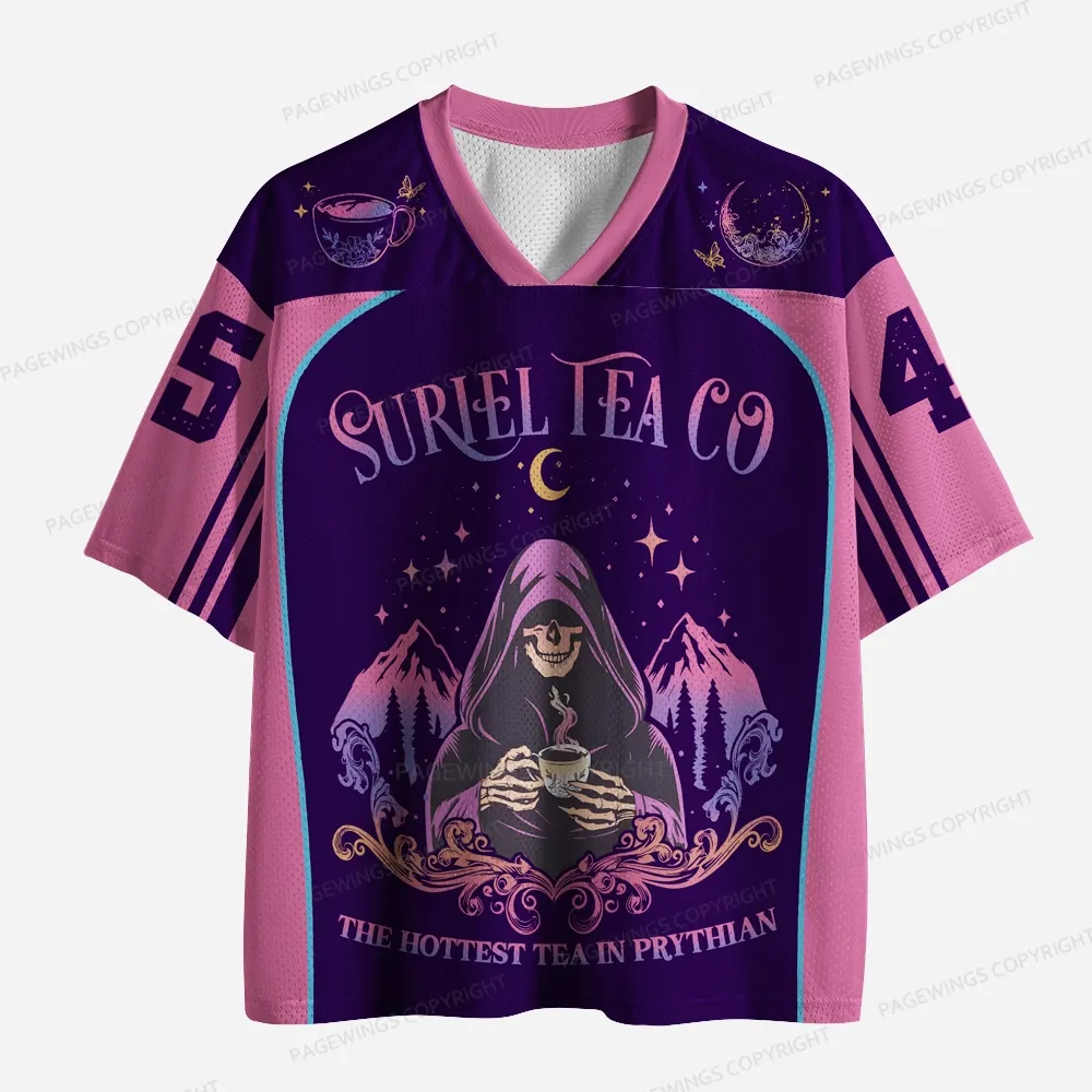 Pagewings Suriel Tea Co Unisex Mesh Jersey