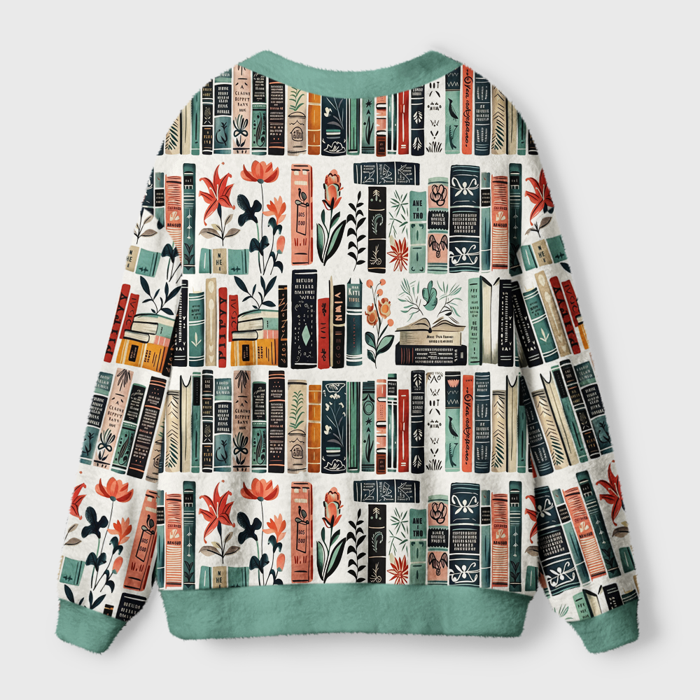 Pagewings Bookish Vibe Light Knit Unisex Cardigan Sweaters