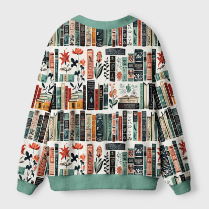Pagewings Bookish Vibe Light Knit Unisex Cardigan Sweaters