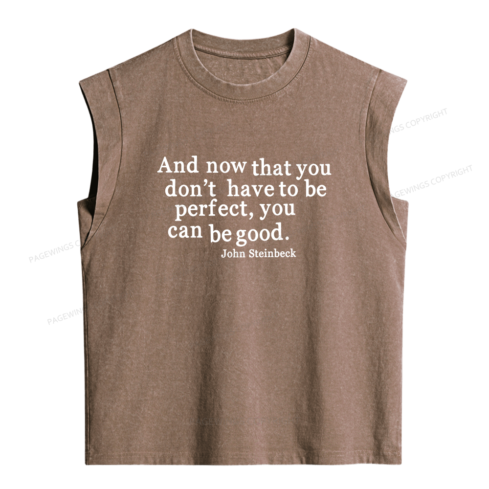 Pagewings Vintage Quote Women's Washed Tank Top