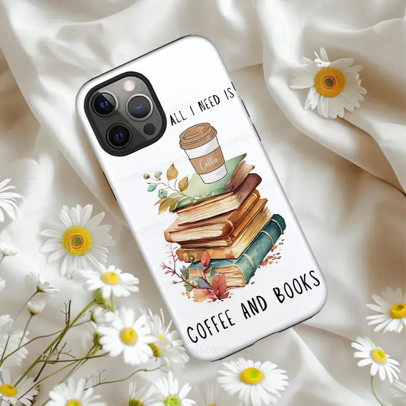 Pagewings Coffee And Books Phone Case