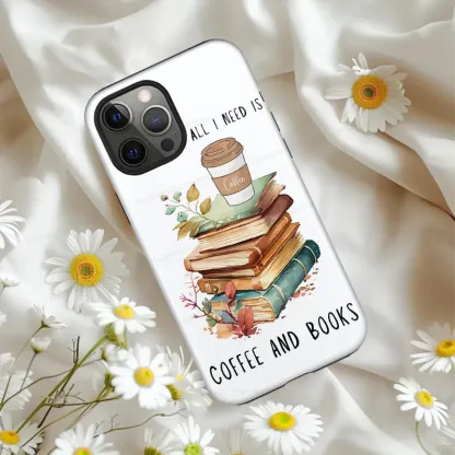 Pagewings Coffee And Books Phone Case
