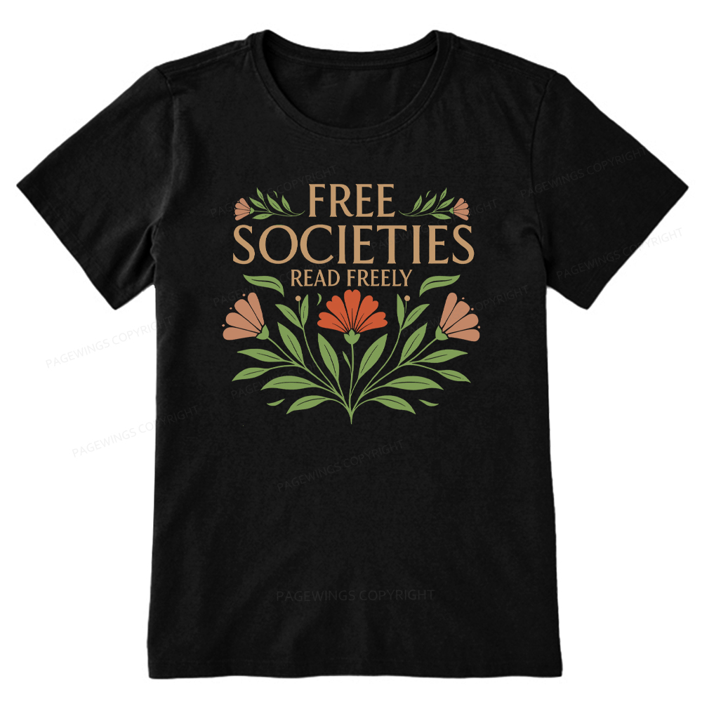 Pagewings Free Societies Read Freely Unisex Classic T-shirt