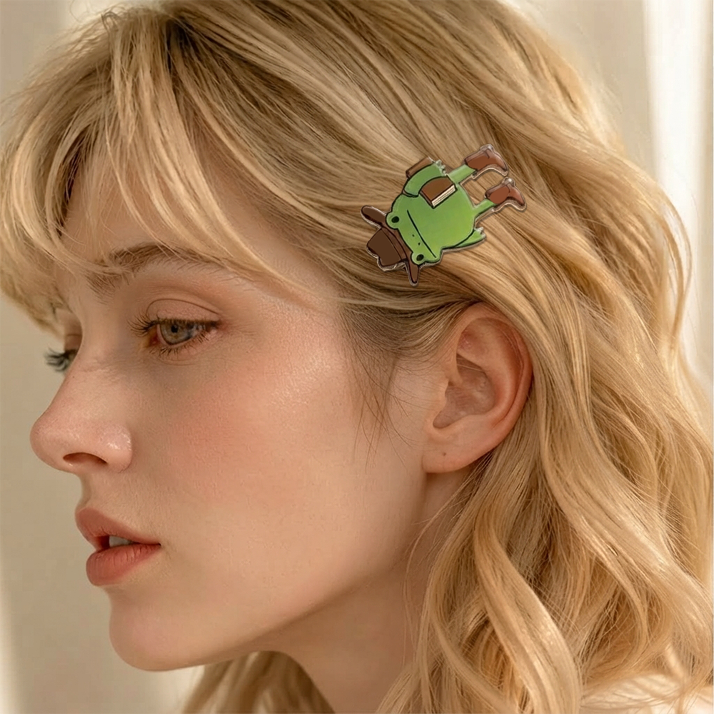 Pagewings Rage Consumes Me Acrylic Hair Clip