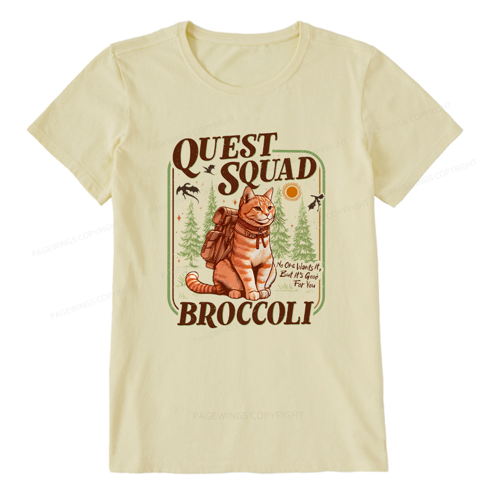 Pagewings Quest Squad Broccoli Unisex Classic T-shirt