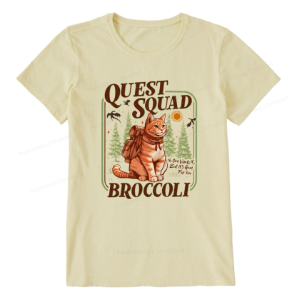 Pagewings Quest Squad Broccoli Unisex Classic T-shirt