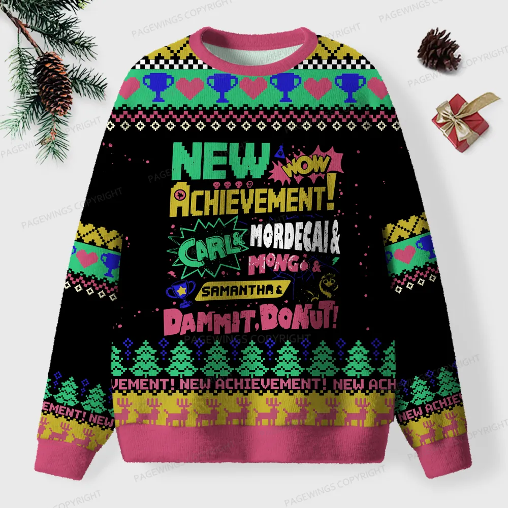 Pagewings New Achievement  Unisex Ugly Knit Sweatshirt