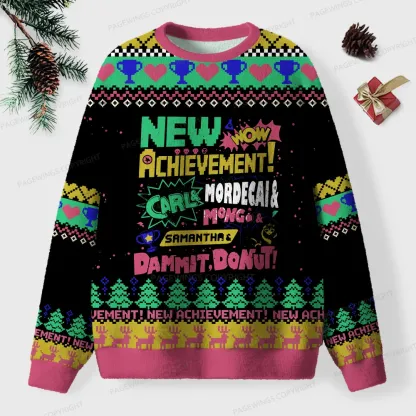 Pagewings New Achievement  Unisex Ugly Knit Sweatshirt