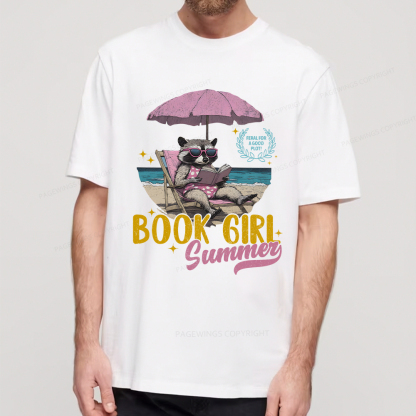 Pagewings Book Girl Summer Unisex Classic T-shirt