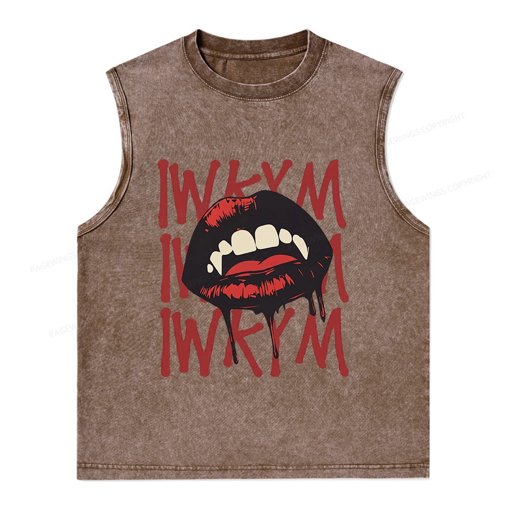 Pagewings Sci-Fi Novel Lover Unisex Washed Tank Top