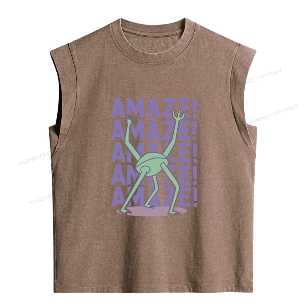 Pagewings Rocky Amaze Women's Washed Tank Top