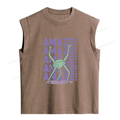 Pagewings Rocky Amaze Women's Washed Tank Top